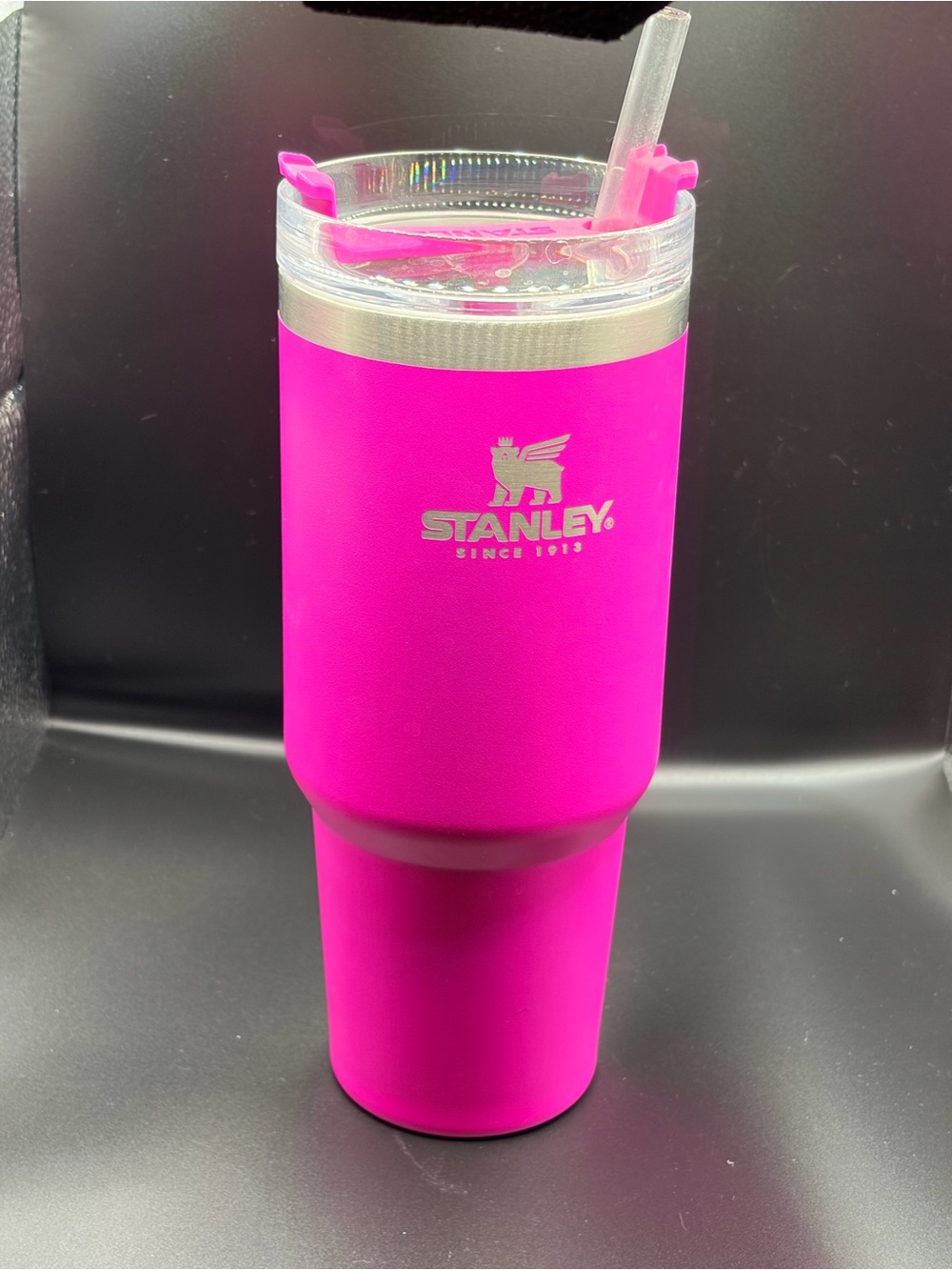 Stanley Hot Pink 30oz Insulated Tumbler with Straw Lid